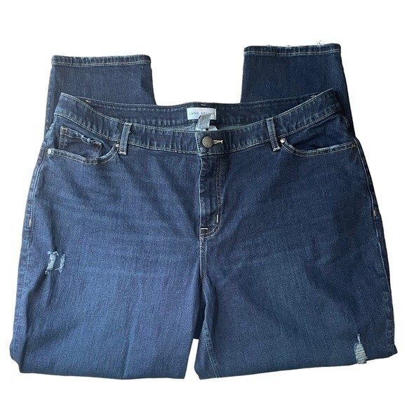 Lane Bryant Low-rise Boyfriend Jeans with Flex Magic Waistband, size 18 - Picture 1 of 8